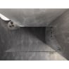 Mexen Lunar L dušo sienelė Walk-in dešinė 90 x 200 cm, skaidri 8 mm, šlifuotas nikelis - 830L-090-000-97-00-P