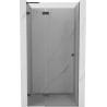 Mexen Lunar L kairiųjų varstomų dušo durų 70 cm, skaidrios, tamsaus metalo spalvos - 834L-070-000-95-00-L
