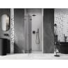 Mexen Lunar L dušo durys atveriamos kairės 105 cm, skaidrios, tamsus metalas - 834L-105-000-95-00-L