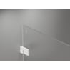 Mexen Lunar-B atveriamos durys dušui, kairės 60 cm, permatomos, baltos - 832-060-000-20-00-L