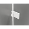 Mexen Lunar-B atveriamos durys dušui, kairės 60 cm, permatomos, baltos - 832-060-000-20-00-L