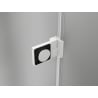 Mexen Lunar-B atveriamos durys dušui, kairės 60 cm, permatomos, baltos - 832-060-000-20-00-L