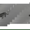 Mexen Lunar L kairios pusės berėmės dušo durys 140 cm, skaidrios, gun metal - 834L-140-000-95-00-L