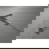 Mexen Lunar L kairios pusės berėmės dušo durys 140 cm, skaidrios, gun metal - 834L-140-000-95-00-L