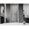 Mexen Lunar-B kairiųjų durys dušo kabina 60 cm, skaidri, auksinė - 832-060-000-50-00-L