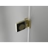 Mexen Lunar-B kairiųjų durys dušo kabina 60 cm, skaidri, auksinė - 832-060-000-50-00-L