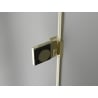 Mexen Lunar-B kairiųjų durys dušo kabina 60 cm, skaidri, auksinė - 832-060-000-50-00-L