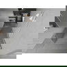 Mexen Kioto pastatoma dušo sienelė 100 x 200 cm, Skaidrus/Šerkšnas 8 mm, Balta - 800-100-002-20-35