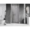 Mexen Lunar L dešinys dušo durys, skaidrios, chromas - 834L-120-000-01-00-P