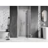 Mexen Lunar L dešinys dušo durys, skaidrios, chromas - 834L-120-000-01-00-P