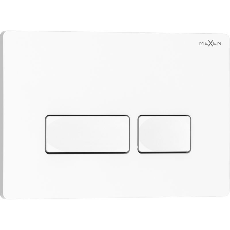 Mexen Tex 04 nuleidimo mygtukas, blizgantis baltas - 6104-01