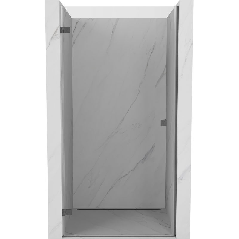 Mexen Lunar-B kairis dušo durys kairės 95 cm, skaidrios, šepetėlis - 832-095-000-66-00-L