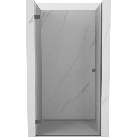 Mexen Lunar-B kairiosios pusės dušo durys 60 cm, permatomos, tamsiai pilkos - 832-060-000-95-00-L