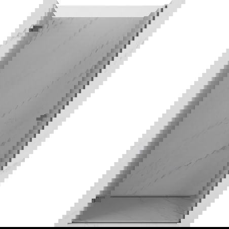 Mexen Lunar-B kairės pusės dušo durys 70 cm, permatomos, ginklų metalas - 832-070-000-95-00-L