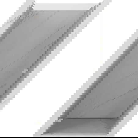 Mexen Lunar-B atveriamos durys dušui, kairės pusės, 100 cm, skaidrios, šlifuotas nikelis - 832-100-000-97-00-L