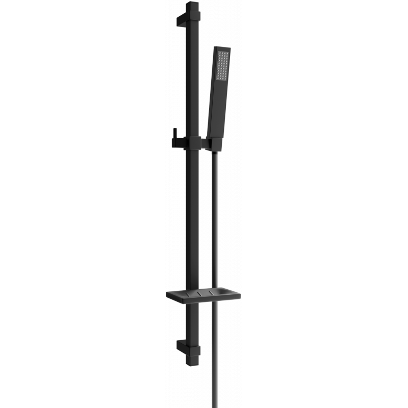 Mexen DQ00 juodasis slankiojamas dušo komplektas - 785004581-70