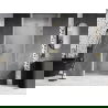 Mexen Lunar-B dešinės pusės dušo durys 85 cm, skaidrios, auksinės - 832-085-000-50-00-P