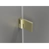 Mexen Lunar-B dešinės varstomos dušo durys 95 cm, skaidrios, auksinės matinės - 832-095-000-55-00-P