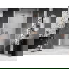 Mexen Lunar-B dešinės pusės dušo durys 80 cm, skaidrios, rožinis auksas - 832-080-000-60-00-P