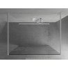 Mexen Kioto laisvai stovinti dušo pertvara 100 x 200 cm, baltas raštas 8 mm, balta - 800-100-002-20-85