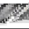 Mexen Lunar L atveriamos dešinės pusės 80 cm dušo durys, skaidrios, baltos - 834L-080-000-20-00-P