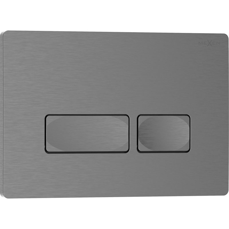 Mexen Tex 04 mygtukas nuleidimui, šlifuota tamsiai pilkšva spalva - 6104-12