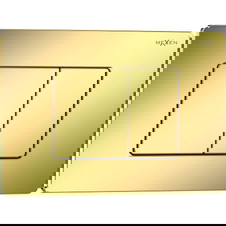 Mexen Tex 05 praplovimo mygtukas nerūdijantis plienas, šampano spalvos blizgus - 6105-08