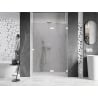 Mexen Lunar L dušo durys atsidarančios dešinės 140 cm, skaidrios, baltos - 834L-140-000-20-00-P