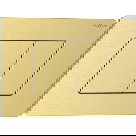 Mexen Tex 05 nuleidimo mygtukas nerūdijantis plienas, šepetėlis auksinis - 6105-11