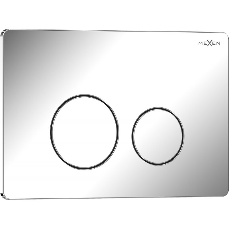 Mexen Tex 06 nuleidimo mygtukas nerūdijančio plieno, blizgus chromas - 6106-03