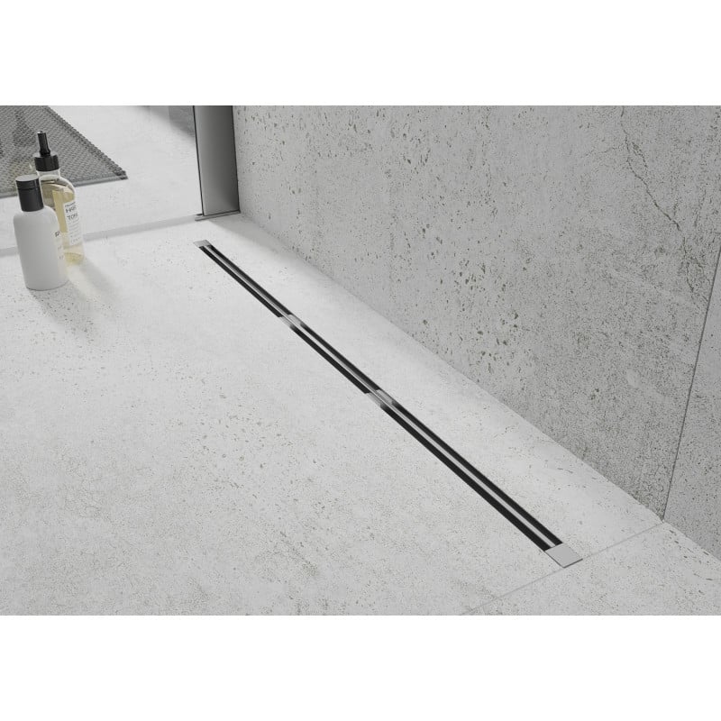 Mexen Flat 360° Super Slim linijinis rotacinis nutekėjimas 80 cm, Chromo - 1051080