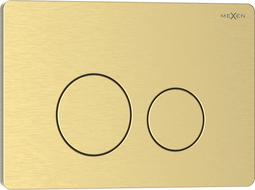 Mexen Tex 06 nuleidimo mygtukas nerūdijančio plieno, auksinis šlifuotas - 6106-11