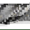 Mexen Lunar L dušo durys dešinės pusės 80 cm, skaidrios, auksinės šlifuotos - 834L-080-000-55-00-P