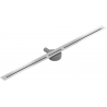 Mexen Flat 360° Super Slim linijinis rotacinis nutekėjimas 130 cm, Chromo - 1051130
