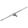 Mexen Flat 360° Super Slim linijinis rotacinis nutekėjimas 130 cm, Chromo - 1051130