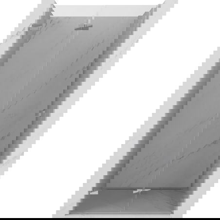 Mexen Lunar-F dušo durys, sulankstomos kairė 90 cm, skaidrus, chromas - 836-090-000-01-00-L