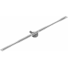Mexen Flat 360° Super Slim linijinis rotacinis nutekėjimas 150 cm, Chromo - 1051150