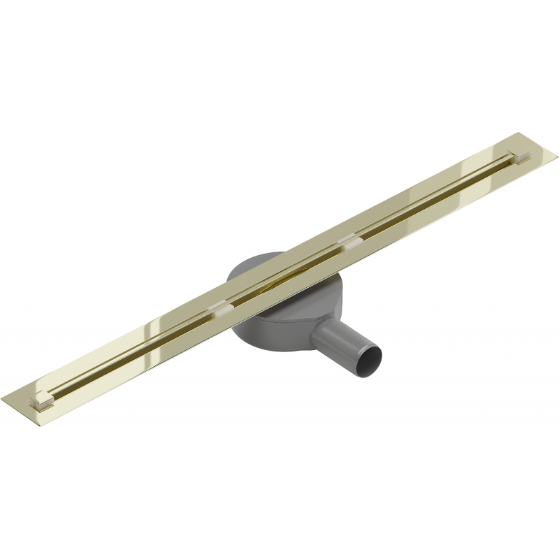 Mexen Flat 360° Super Slim linijinis rotacinis nutekėjimas 50 cm, Auksinė - 1551050