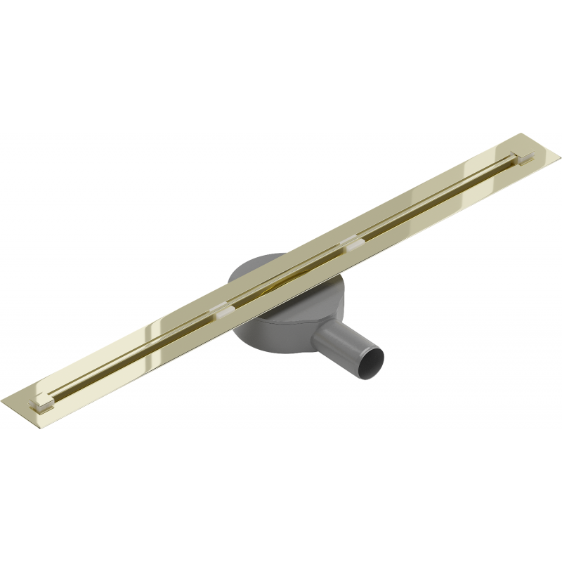 Mexen Flat 360° Super Slim linijinis rotacinis nutekėjimas 60 cm, Auksinė - 1551060