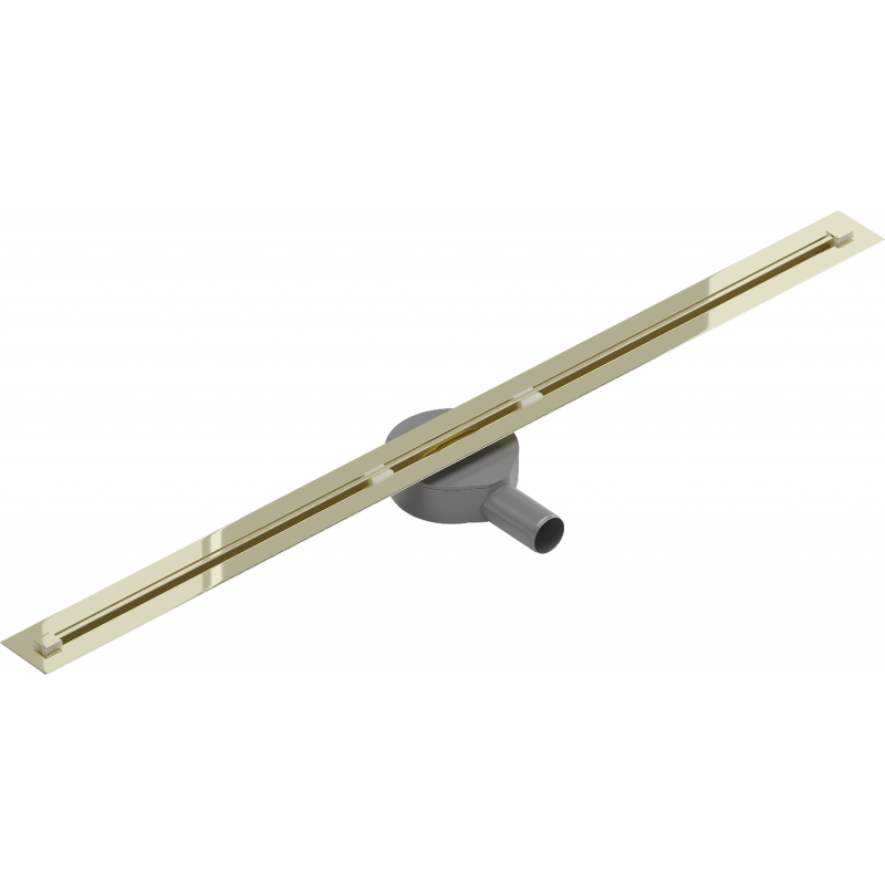 Mexen Flat 360° Super Slim linijinis rotacinis nutekėjimas 90 cm, Auksinė - 1551090