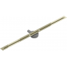 Mexen Flat 360° Super Slim linijinis rotacinis nutekėjimas 120 cm, Auksinė - 1551120