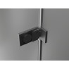 Mexen Lunar-F sulankstomos dušo durys, kairės 95 cm, skaidrios, šlifuotas ginklų pilkumo - 836-095-000-66-00-L