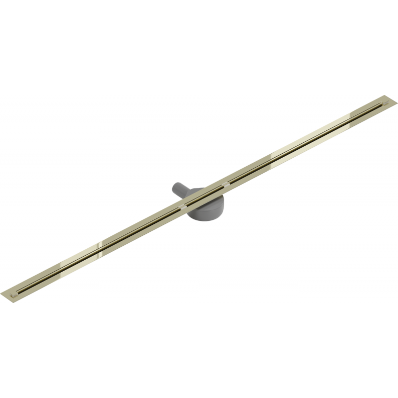 Mexen Flat 360° Super Slim linijinis rotacinis nutekėjimas 150 cm, Auksinė - 1551150