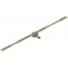 Mexen Flat 360° Super Slim linijinis rotacinis nutekėjimas 150 cm, Auksinė - 1551150