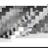 Mexen Lunar-F sulankstomos dušo durys dešinės 80 cm, skaidrios, chromuotos - 836-080-000-01-00-P