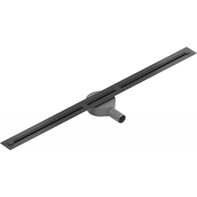 Mexen Flat 360° Super Slim linijinis rotacinis nutekėjimas 100 cm, Juoda - 1751100