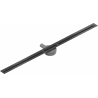 Mexen Flat 360° Super Slim linijinis rotacinis nutekėjimas 120 cm, Juoda - 1751120
