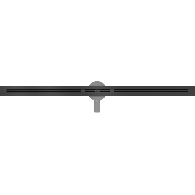Mexen Flat 360° Super Slim linijinis rotacinis nutekėjimas 140 cm, Juoda - 1751140
