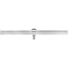 Mexen Flat 360° Slim linijinis rotacinis nutekėjimas 130 cm, Chromo - 1041130