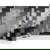 Mexen Lunar-F sulankstomos dušo durys dešinės 80 cm, perregimos, šlifuotas varis - 836-080-000-65-00-P